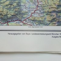 Топографска карта на Мюнхен и околностите - 1971 г., снимка 7 - Енциклопедии, справочници - 34508134