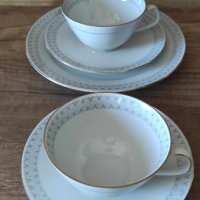 Сет баварски костен порцелан, чашки за кафе/чай, снимка 2 - Чаши - 42562019