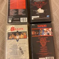 SAXON VHS Видео Касети HiFi Sound , снимка 2 - Други музикални жанрове - 42676204