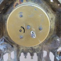 Немски механичен часовник бронз с позлата, снимка 11 - Антикварни и старинни предмети - 41374315