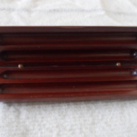Стара дървена кутия за писалки, снимка 1 - Колекции - 44610955