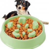 Нова купа за бавно хранене за куче домашен любимец Кучешка чиния, снимка 1 - За кучета - 39764273