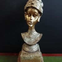 Декоративна статуетка Африканка, снимка 1 - Статуетки - 36195722