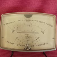 Стар барометър, хигрометър, термометър СССР. , снимка 1 - Колекции - 41884321