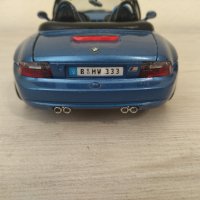 Метална количка BMW Roadster M (1996) 1/18 !!!, снимка 4 - Колекции - 44260676