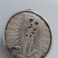 Сребърна Руска икона(медальон)Сребро 84./сребърни сребърно сребърен/, снимка 9 - Икони - 40365813