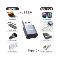 Earldom адаптер Type-C към USB 3.0 - OT61-EU, снимка 6 - USB кабели - 41320698