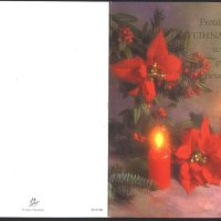 Поздравителна картичка Весела Коледа 2010 от Германия, снимка 3 - Филателия - 41710392