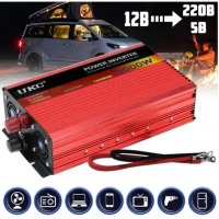 UKC  5000W Промо Нови 12V или 24V -220V, Висококачeствен мощен инвертор за автомобил или камион , снимка 2 - Аксесоари и консумативи - 39511164