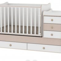 Детско трансформиращо се легло- люлка 3 в 1, снимка 2 - Бебешки легла и матраци - 35800604