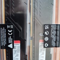 Продавам кит 2 х 16GB DDR4 3200 Kingston Fury Beast CL16, снимка 2 - RAM памет - 44184083