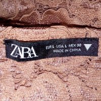 Zara-L-Великолепно боди от дантела в телесен цвят, снимка 8 - Корсети, бюстиета, топове - 33986649