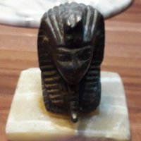 Тутанкамон-бронзова статуетка, снимка 2 - Антикварни и старинни предмети - 35971480