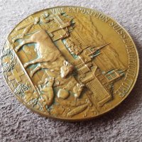 Рядка 1910 бронзова монета Швейцария за селскостопанска култура  , снимка 5 - Нумизматика и бонистика - 41318902