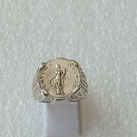 Сребърен пръстен размер  62 диаметър 19,6 мм, снимка 1 - Пръстени - 34235204