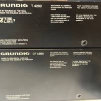 GRUNDIG CF-4200 Tuner-CF-4200 Casette Deck, снимка 9 - Декове - 44701624
