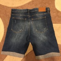Дамски дънкови панталони H&M M, снимка 4 - Къси панталони и бермуди - 40112449