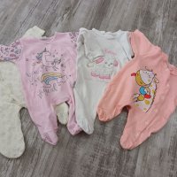 Комплект бебешки ромпъри, снимка 1 - Комплекти за бебе - 39549896