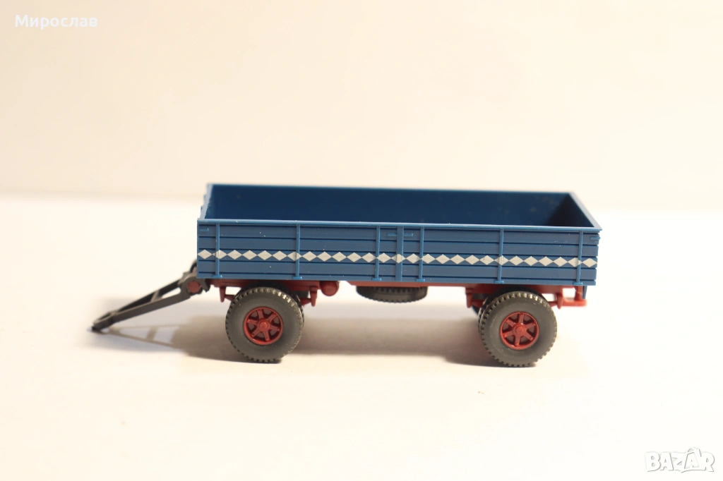 WIKING H0 1/87 РЕМАРКЕ КАМИОН МОДЕЛ ТИР, снимка 1