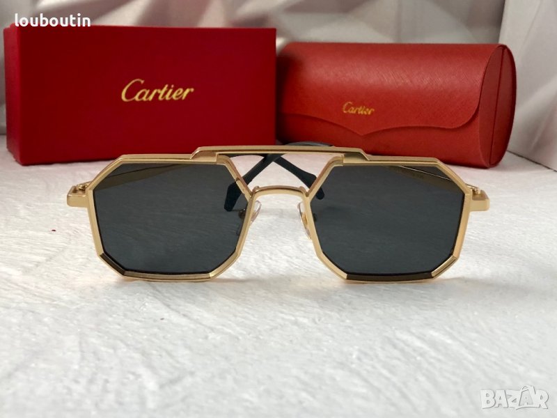 Cartier Мъжки слънчеви 2 цвята осмоъгълни, снимка 1