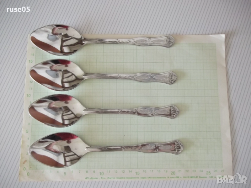 Лот от 4 бр. лъжици, снимка 1