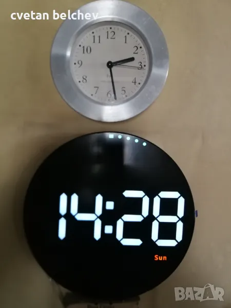 Продавам нов голям стенен електронен часовник., снимка 1