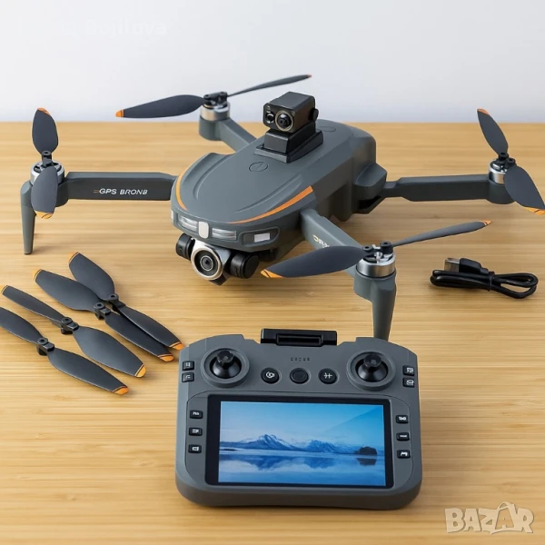 Професионален 4K дрон с интелигентно управление и GPS S28, снимка 1