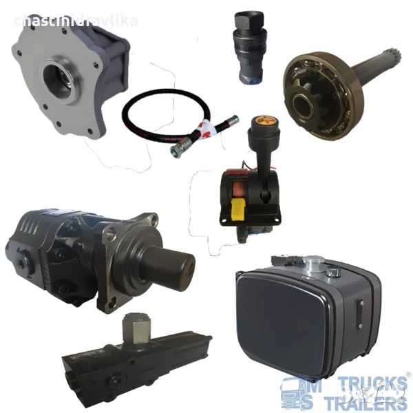 Еднокръгова хидравлична система за скоростна кутия MERCEDES с маркучи, снимка 1