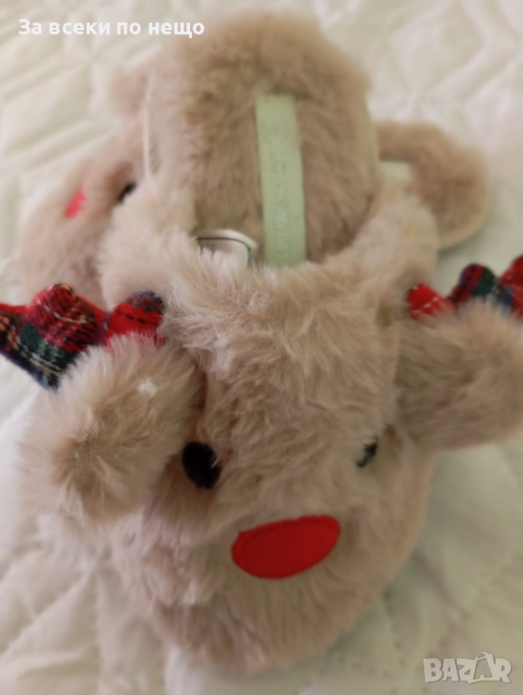 Коледни новогодишни чехли размер 27/28, снимка 1