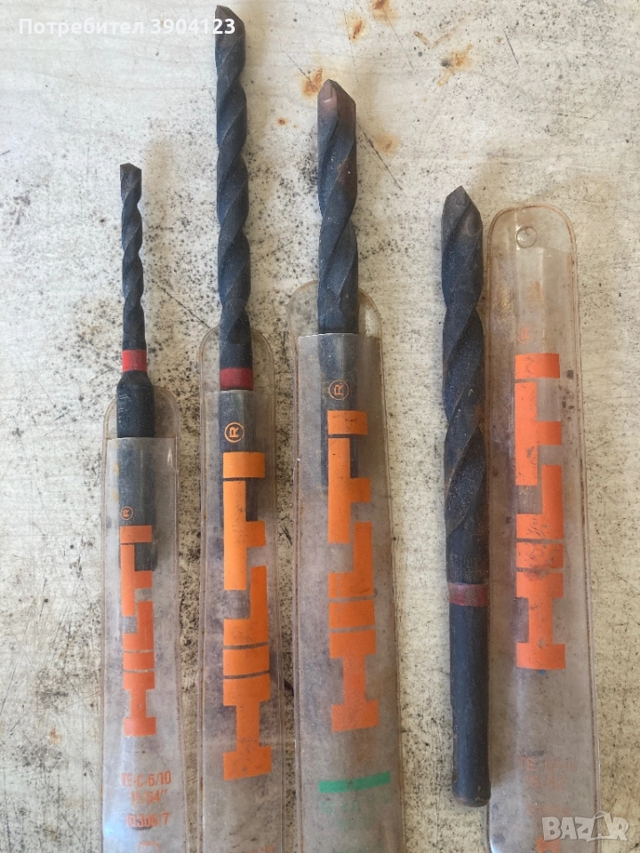 Свредла на Hilti SDS, снимка 1