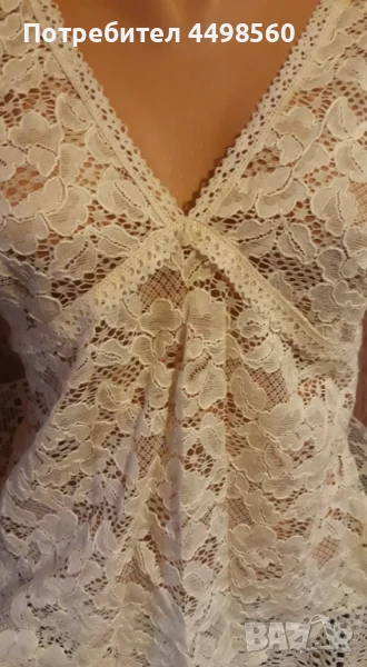 ZARA Риза/дантела, снимка 1