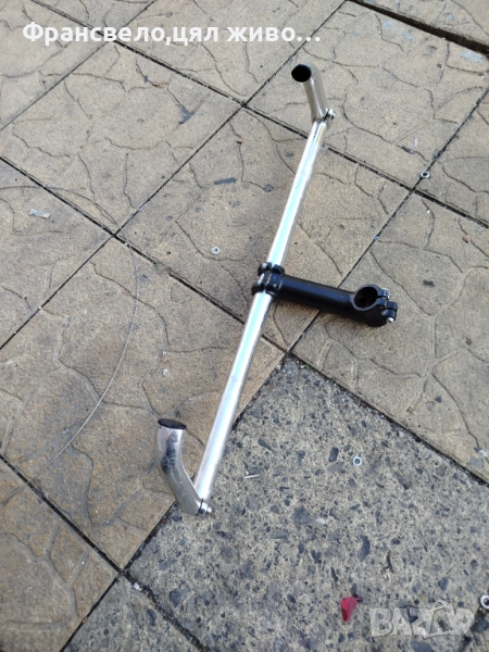 Кормило 25.4 с лапа за стержен 28.6 за велосипед колело , снимка 1