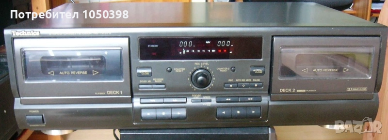 Идеален дек Technics RS-TR 373- Японски двукасетъчен автореверс, снимка 1