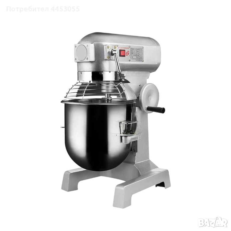 Професионален настолен миксер с планетарна система – 20 литра, снимка 1