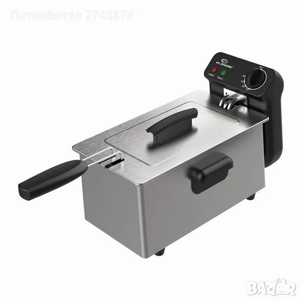 ФРИТЮРНИК ЕК-070 SS,2000W, Обем на кошницата 3л., снимка 1