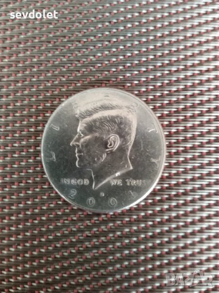 Антика-Колекционерски 1/2 долар-Сребро-0.900-2001 г., снимка 1