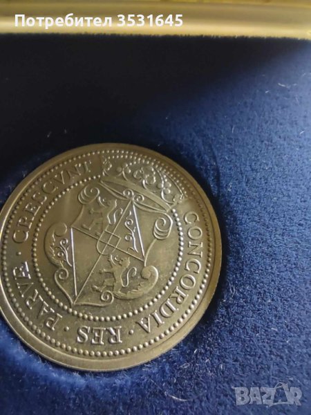 Монета НИДЕРЛАНДИЯ UTRECHT 1 UNIE-DAALDER 1579-1979 UNC , снимка 1