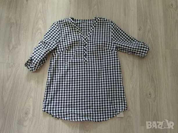 Блуза с кариран принт , снимка 1