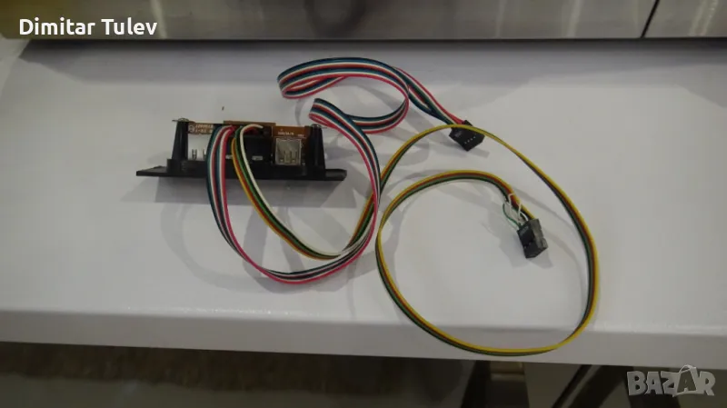 Кабел с платка с юсб 2бр.и букса за слушалки и микрофон, снимка 1