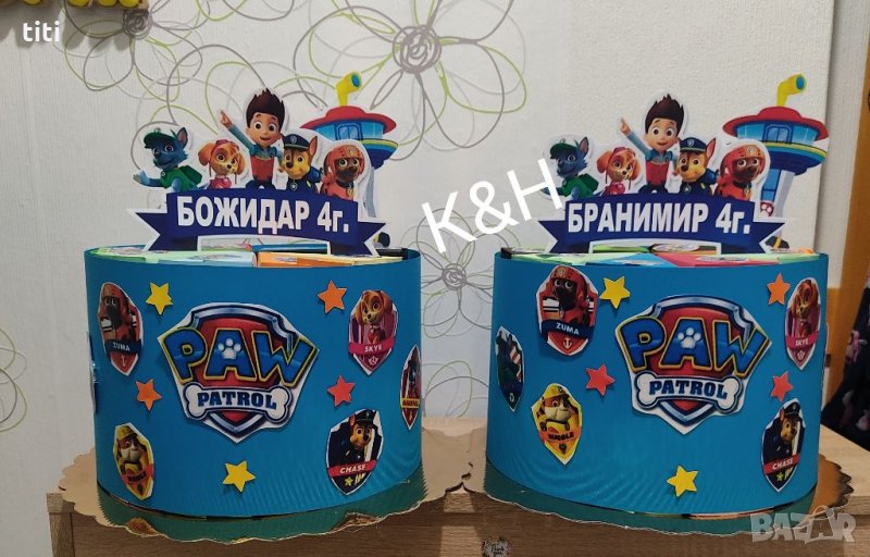 Картонена торта Пес Патрул /Paw Patrol, снимка 1