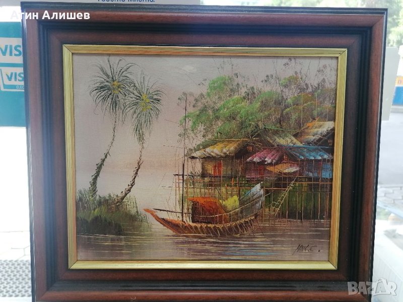 Авторска маслена картина на платно , снимка 1