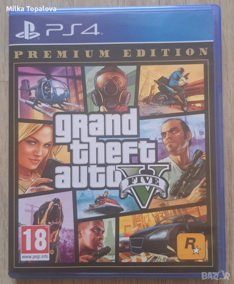 Игра за PS4 Grand Theft Auto V - Premium Edition (PS4) , снимка 1
