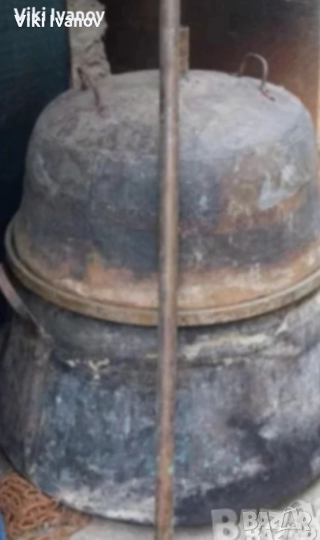 Стар меден Казан 120литра от стария материал, снимка 1
