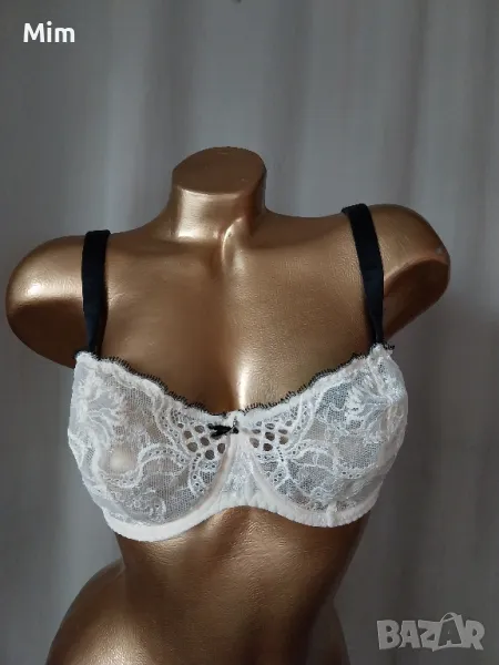 Aubade 75 E Бял дантелен сутиен , снимка 1