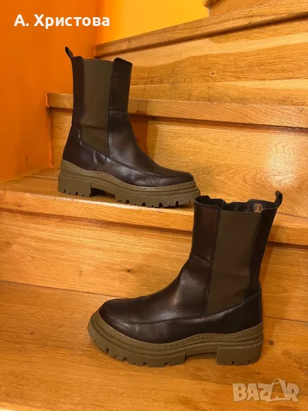 Дамски боти естествена кожа , снимка 1