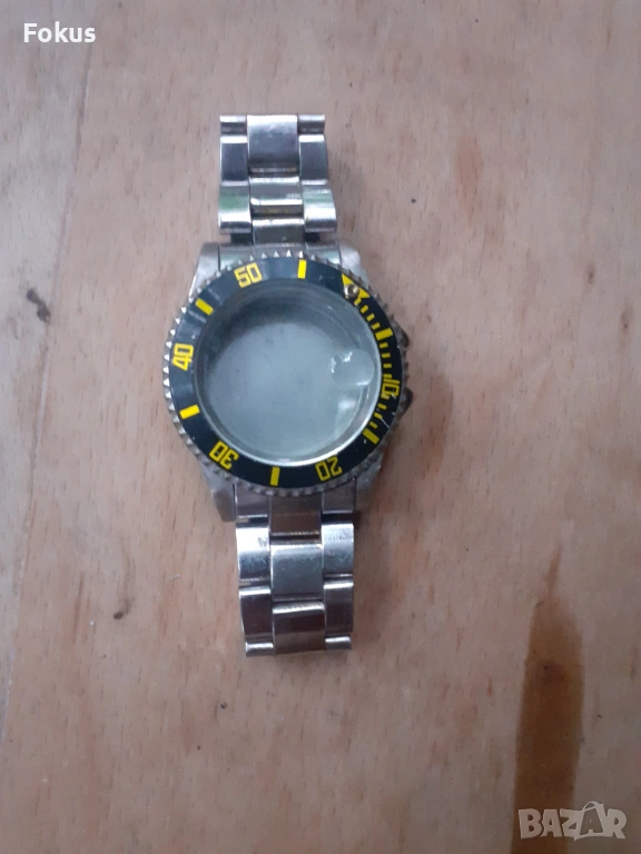 Стоманена каса и верижка за часовник Rolex -сапфирено стъкло, снимка 1