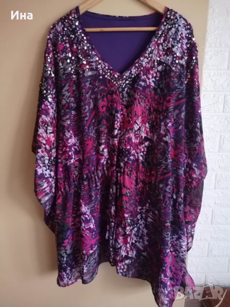 Блуза туника за едра жена, снимка 1