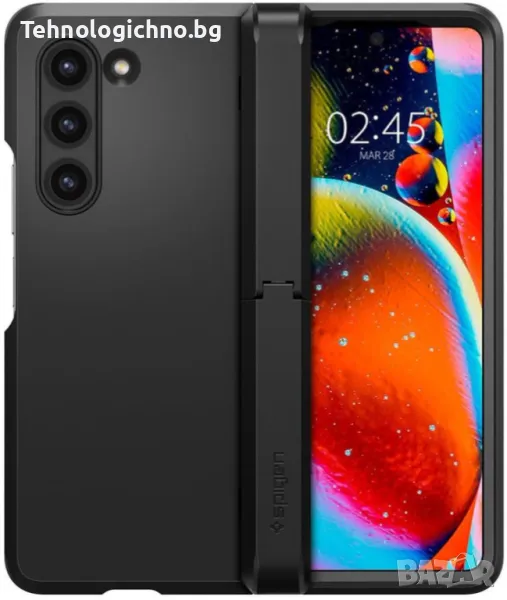 Калъф Spigen - Tough Armor, Galaxy Z Fold 5, черен, снимка 1