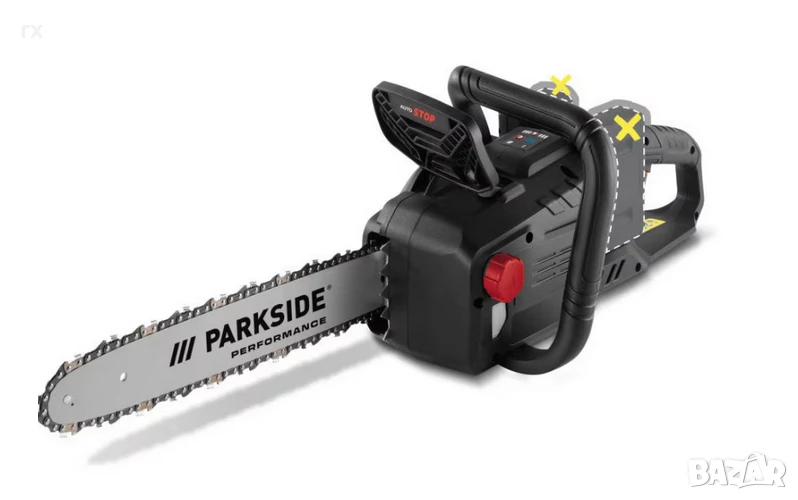  Верижен трион Parkside Performance PPKSA 40-Li A1, 40V, 38 cm (без батерия и зарядно) , снимка 1