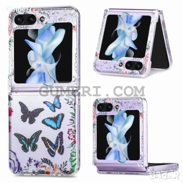 Samsung Galaxy Z Flip5 5G  Предпазен Гръб - Пеперуди, снимка 1